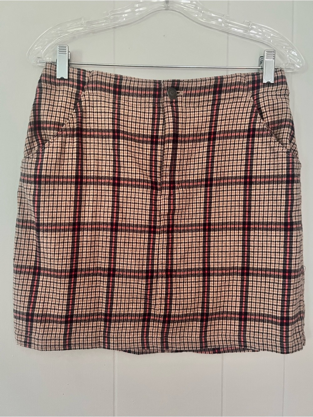 Hollister Ultra High Rise Plaid Academia School Girl Clueless Preppy Mini Skirt